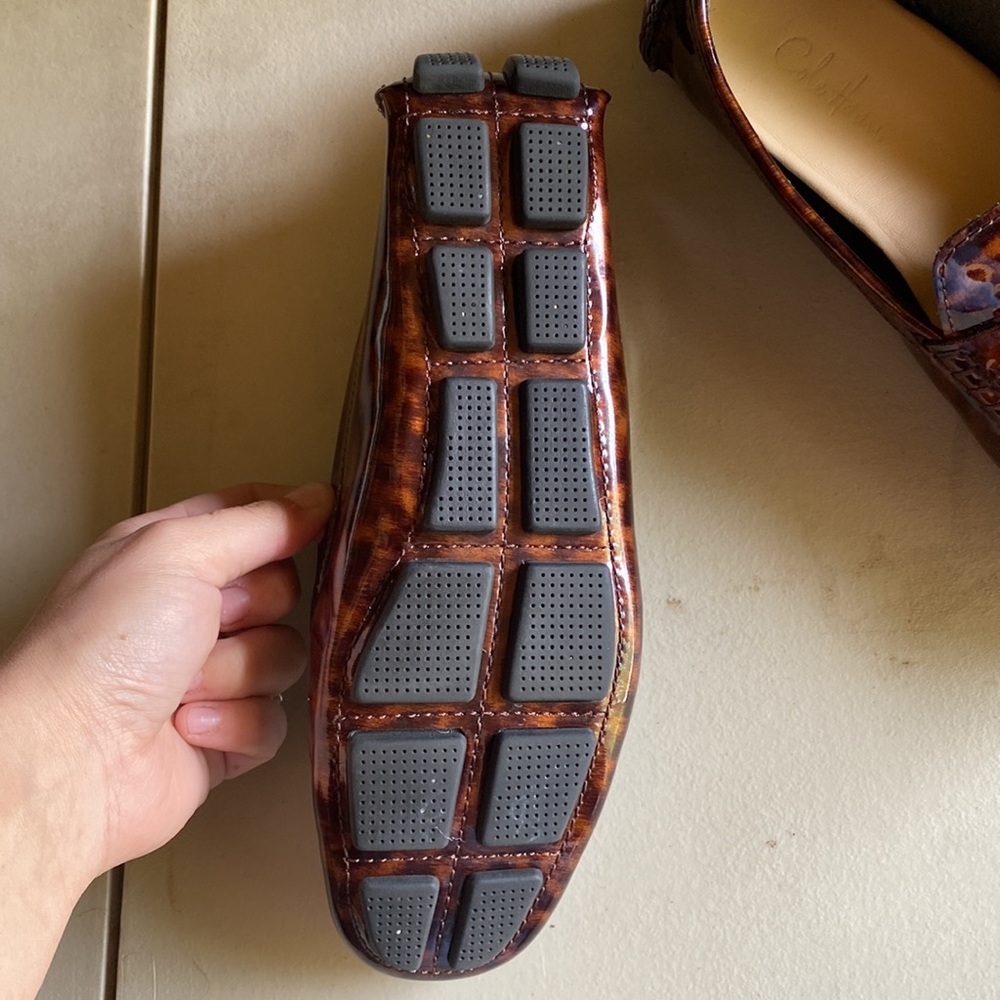 Cole Haan Shelby driven loafers color tortoises size 7 - Picture 4 of 5
